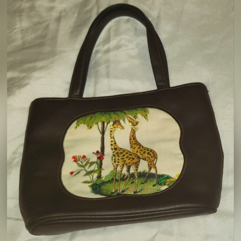 3 for $30* Giraffe Safari Brown Handbag